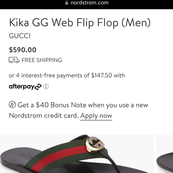 Gucci Authentic Sandals main image 4